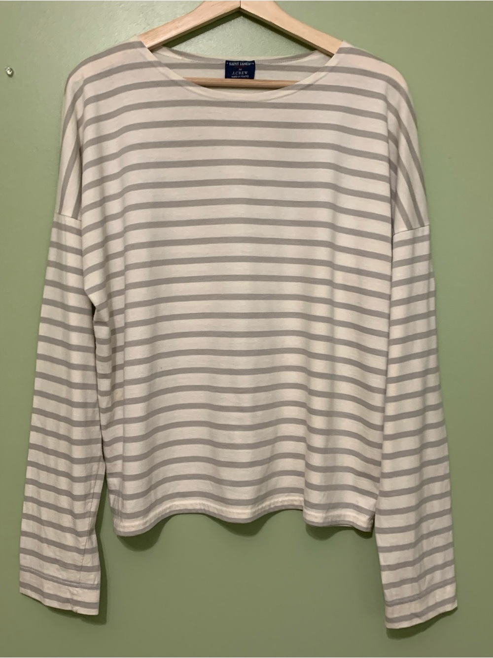 St James J Crew Fisherman Stripe Breton Top  XL 46